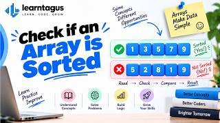 How to Check if an Array is Sorted in C++ | Beginner Friendly