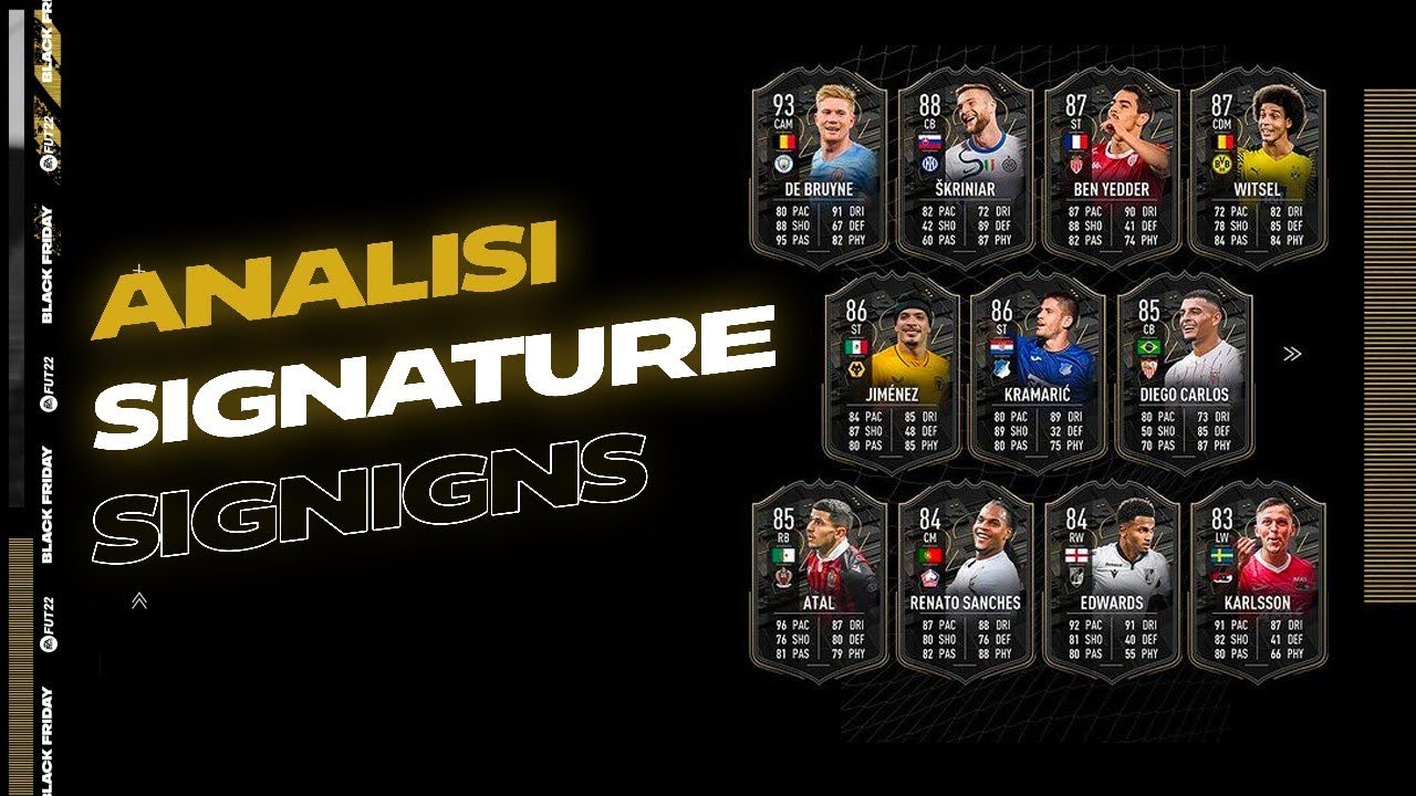 BLACK FRIDAY FIFA 22! ANALISI SIGNATURE SIGNIGNS e FIFA POINTS
