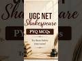 Shakespeare pyq for ugc net |Most asked|🔥#ugcnetenglish