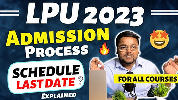LPU Admission Process 2024 😍 | LPUNEST 2024 | Lovely Professional University |LPU Admission process