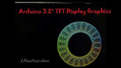 Arduino 3.2" TFT Display graphics