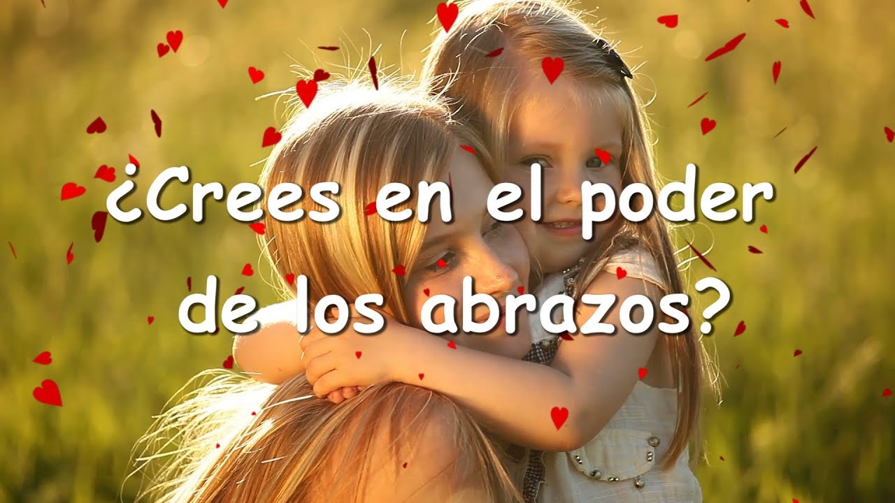 ¿Crees en el poder de los abrazos? donante y donatario