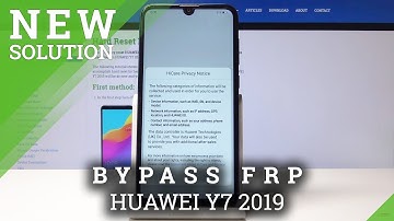 HUAWEI Y7 2019 Bypass Google Verification / Unlock FRP / Security Patch January 2019