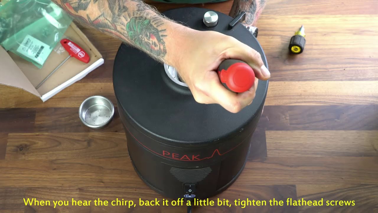 Mahlkonig Peak Grinder Burr Calibration YouTube