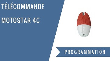 Comment programmer une télécommande Motostar 4C ?