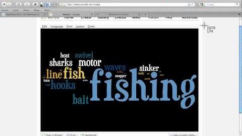 Embedding a Wordle Word Cloud into your Class Blog