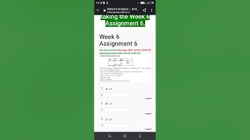 NPTEL  Network analysis assignment, week-6 IIT KGP , Tapas Bhattacharya