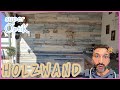 Holzwand - Einfache schöne Optik mit einer Wisch-Streich-Technik