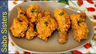 KFC Style Fried Chicken Recipe By Sabo Sisters | Kentucky Fried Chicken | Crisp Fried Drumsticks
