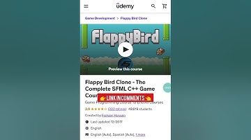 Flappy Bird Clone - The Complete SFML C++ Game Course