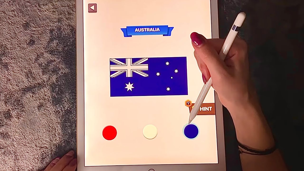 😴 Ipad ASMR - 🏴‍☠️Painting Flags - Clicky Whispers / Mouth Sounds