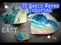 How To Create Easy Resin 3D Waves / Lacing Tutorial