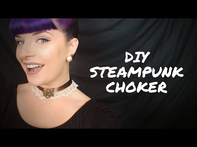 Choker diy tutorial, Choker sewing diy, Lace choker diy, Victorian style,  Fashion DIY, Anita Benko 