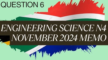 Engineering Science N4 November 2024 Question 6 Stress, Strain, and Young