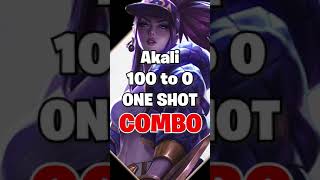 Akali 100% One Shot Combo -- Wild Rift #shorts #akali #lolm screenshot 5