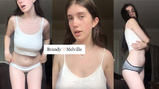 New Brandy Melville On Different Body Types Biggest Brandy Melville Try On Haul Yet Molly Rose