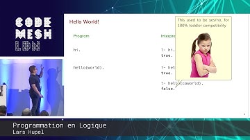 Lars Hupel - Programmation en Logique | Code Mesh LDN 18