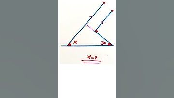 Find angle x #maths #geometry