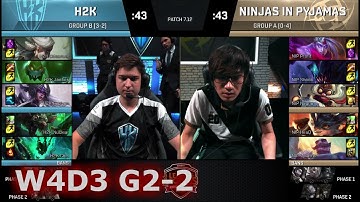 Ninjas in Pyjamas vs H2K Gaming | Game 2 S7 EU LCS Summer 2017 Week 4 Day 3 | NIP vs H2K G2 W4D3