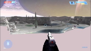 Halo CE - Out Of Bounds On Sidewinder (Halo Combat Evolved Mutiplayer Map)
