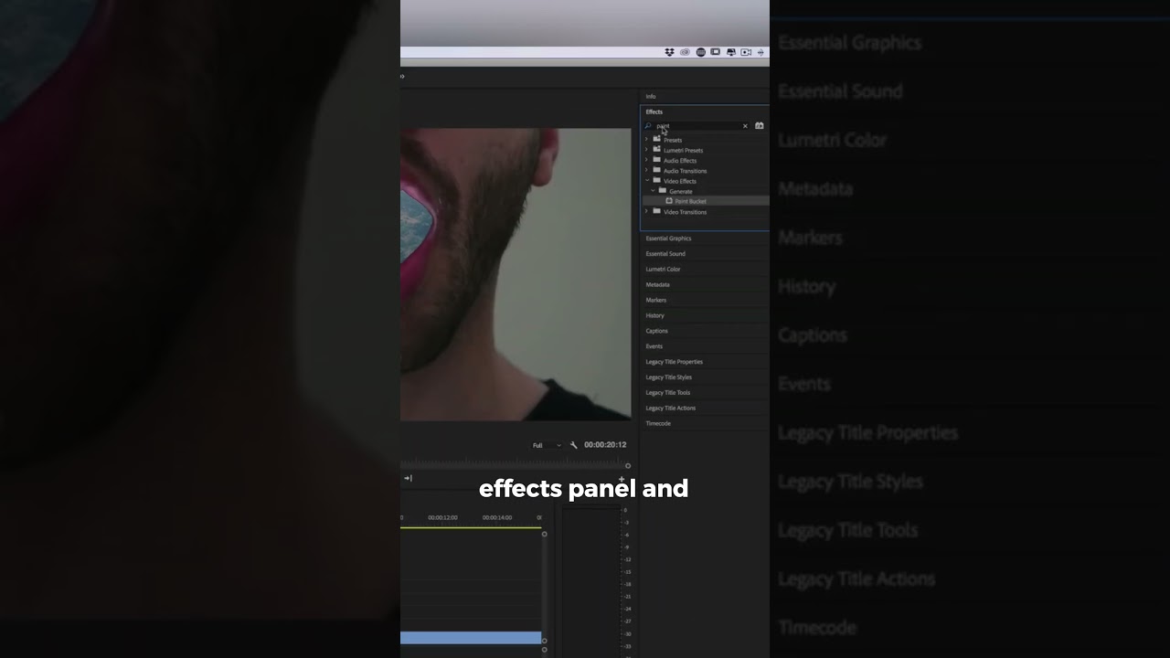 Zoom Through Mask Mouth Effect in Adobe Premiere Pro