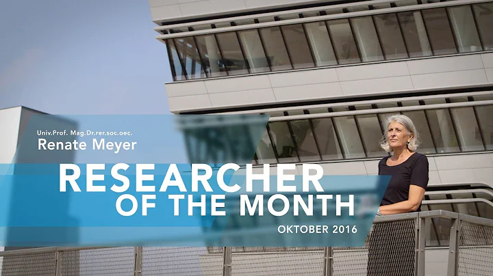 Renate Meyer - Researcher of the Month - Oktober 2...