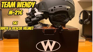 Team Wendy M-216 Ski Search & Rescue Helmet - Excellent Option For a Bump Helmet!!