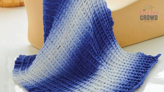 Ombre Classic Crochet Blanket Pattern Tutorial 