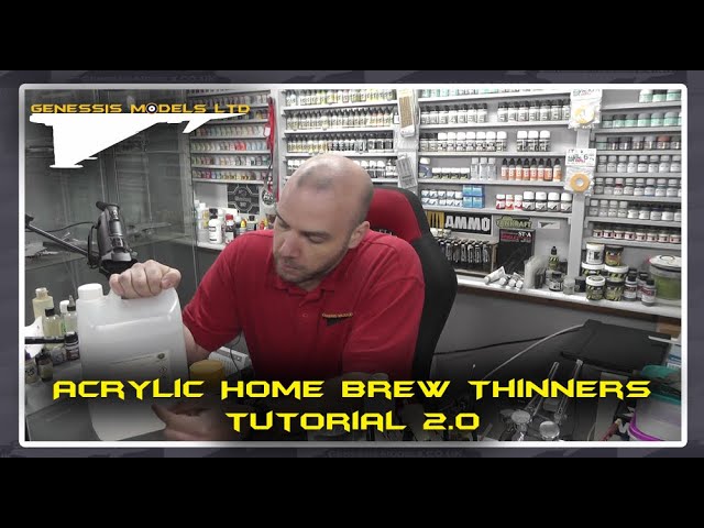 How to Make Your Own Air brush Acrylic Paint Thinner