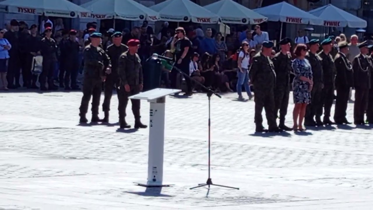 12 Eylül 2025 Poland Krakow Military Band Soldier Commander 