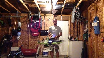 Walkera G2D Gimbal on Turnigy SK450 Quadcopter - First Flight Test