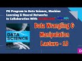 Data Wrangling &amp; Manipulation for Data Science Lacture-10 #datatrained #datascience #datawrangling