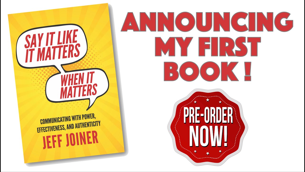 Announcing My First Book! - YouTube