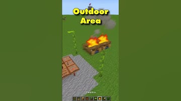 Try THIS Simple GARDEN Minecraft Build Hack 😄 #shorts