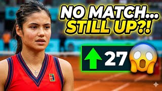Emma Raducanu Ranking BOOST Without Playing 🤯 | Madrid Open Twist