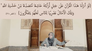 وَتِلْكَ الْأَمْثَالُ نَضْرِبُهَا لِلنَّاسِ :مقطع قصير من تدبر سورةالحشر 14