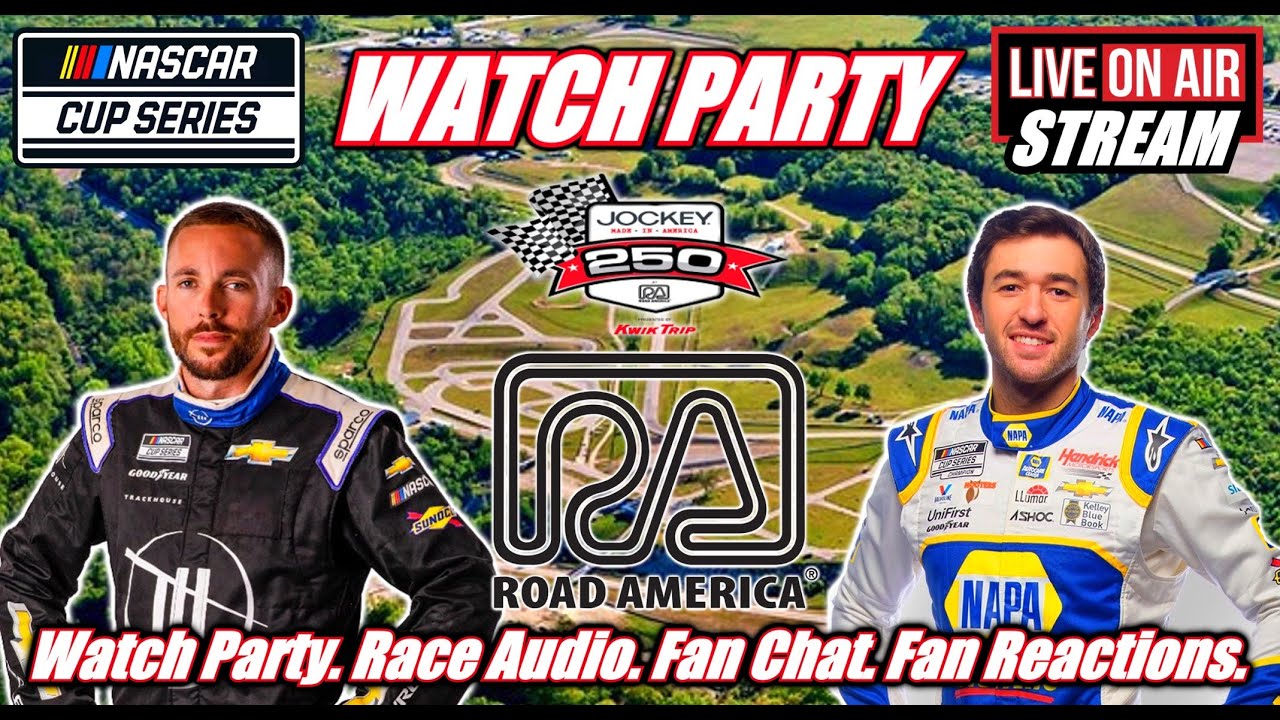 NASCAR Cup Series LIVE 🏁 Kwik Trip 250 from Road America