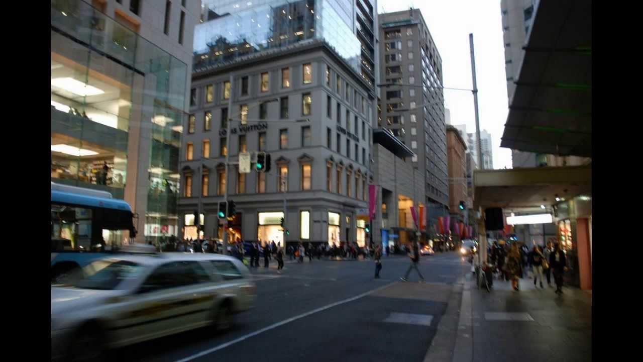 ARCHIELUXURY GOES TO SYDNEY - Louis Vuitton in George Street, Sydney, Australia - YouTube