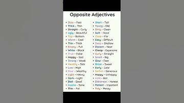 Thumbnail of Antonyms 101: Learn the Opposite Meanings of Words #shorts