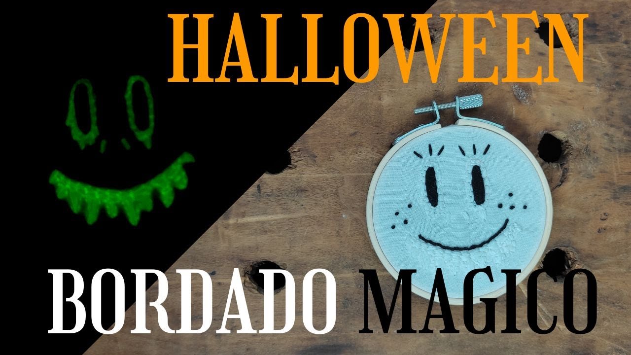 🌕👻 BORDADO  Mágico para HALOWEEN Patrón GRATIS 🧵🦇