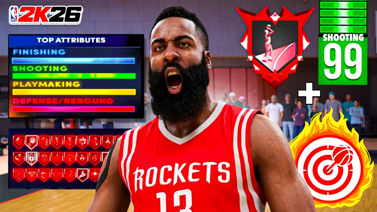 This 2018 JAMES HARDEN BUILD is UNGUARDABLE on NBA 2K26! - YouTube