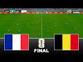 FRANCE vs BELGIUM - FIFA WORLD CUP 2026 FINAL | Full Match All Goals | PES 21 Gameplay Simulation