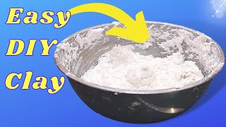 DIY White Air Dry Clay - Easy Recipe