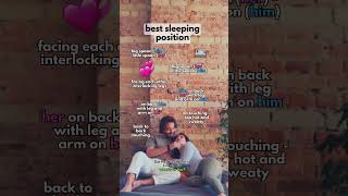 The BEST sleeping position (for couples)