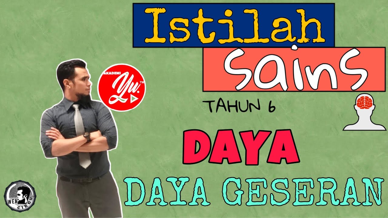 Istilah Sains Tahun 6: Daya | Daya Geseran