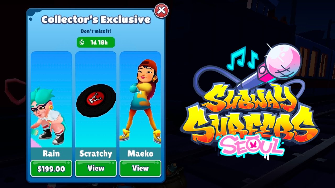 Unlocked Alexandre and Maeko - Free Bundle Special Subway Surfers 