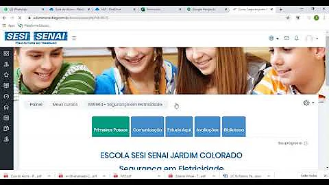 Como acessar a plataforma do Sesi?