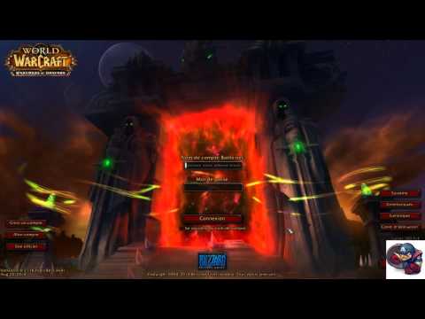 Ecran de connexion de Warlords of Draenor !