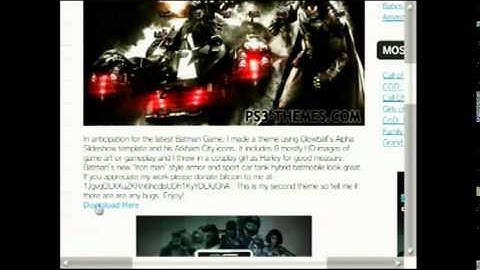 how to change your ps3 theme / background