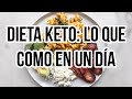 KETO FULL DAY OF EATING | LO QUE COMO EN UN DIA DIETA KETO | OMAD | Manu Echeverri